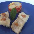 BACALAO CON TIMBAL DE PATATA Y TOMATE