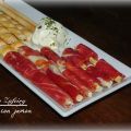 Grisines con Jamón y Queso Especiado