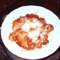 Espaguetis con salsa ragú