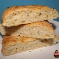 Focaccia de mozarella y ajo