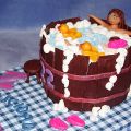 TARTA CHICA EN EL JACUZZI