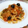 Tagliatelle a la putanesca (alla puttanesca)