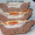 PASTEL DE CARNE CON CORAZÓN DE QUESO Y BACON