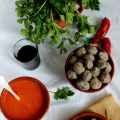 Papas arrugadas y mojo picon