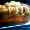 CAKE DE YOGOURT CON PERAS EN ALMIBAR