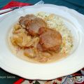 Solomillo de cerdo a la sidra con manzana y[...]