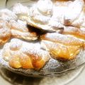 Relámpagos con chantilly de chocolate blanco