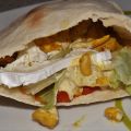 Kebab de pollo casero