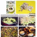 CHAMPIÑONES CON CALABACINES al horno