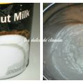 Cobertura de leche de coco