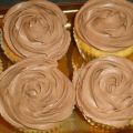 Cupcake Vainilla con crema Mascarpone y nocilla