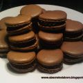 Macarons de chocolate