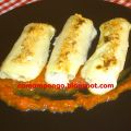 Canelones de pollo y setas