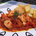 CAZÓN CON TOMATE RÚSTICO