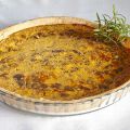 Quiche de calabaza, queso viejo y romero