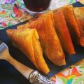 Samosas de pollo y bacon