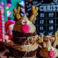 Reindeer Cupcakes (Toblerone Cupcakes)
