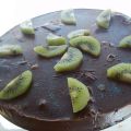 Tarta tipo flan de chocolate
