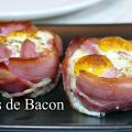 Cestas de bacon rellenas