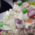 ENSALADILLA AL MICROONDAS CON LACTONESA DE SOJA