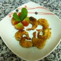 Langostinos con gabardina