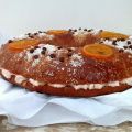 Roscón de chocolate y naranja