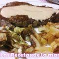 Receta de Entrecote con salsa roquefort