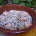 AJILLO DE GAMBAS CON ANGULAS