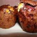 MUFFINS DE CACAO CON NUBES Y PERLAS DE CHOCOLATE