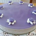 Tarta de caramelos de violeta