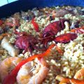Paella de marisco de domingo
