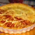 Tarta de manzana con requesón