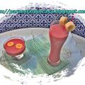 Batido de plátano y fresa