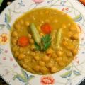 Garbanzos al azafrán