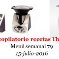Menú semanal 79  con thermomix