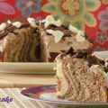 Pastel cebra (zebra cake) - CWK