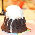 Mini Brownie Con Helado De Tiramisú