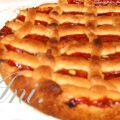 Pastaflora con mermelada de melocotón
