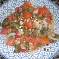 Ensalada tibia de tomate