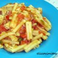 Macarrones rústicos con sofrito casero