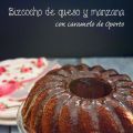 Bizcocho de queso y manzana con caramelo de[...]