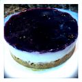 Tarta de queso de chocolate blanco