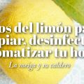 Usos del Limón para Limpiar, Desinfectar y[...]