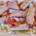 Ensalada de tomate y atún