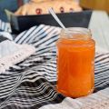 Mermelada de melocotones, naranja y miel