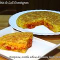 Tortipizza, tortilla rellena de tomate, jamón[...]