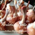 Piruletas de pollo con tempura