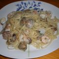 TALLARINES CON MARISCO