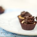 Mini cupcakes de almendra y chocolate