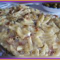 Macarrones en crema de queso